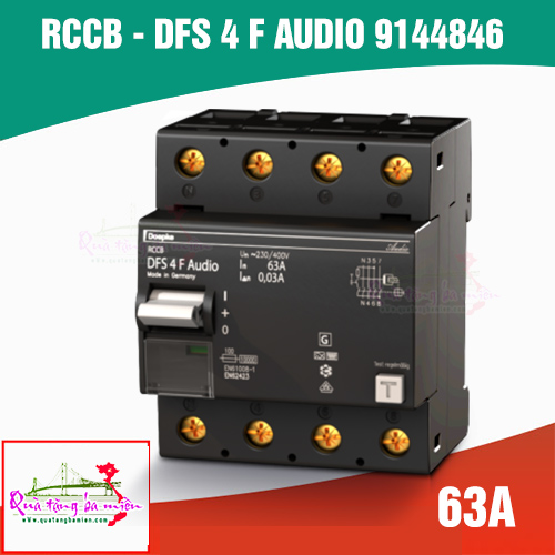 Aptomat RCCB âm thanh DFS 4 F Audio Germanic 63A